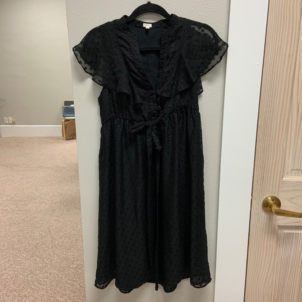 Fossil Black work Dress